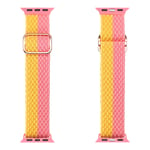 DUX DUCIS Nylon Strap for Apple Watch SE (2nd Gen) 40mm - Pink/Yellow