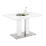 MATBORD i metall, trämaterial 120/80/76 cm 