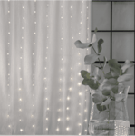 Star Trading - Ljusgardin Dew Drop 2m - Ljusslinga - Silver
