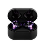 In Ear True Wireless Bluetooth 5.0 Casque Bass Gaming Music écouteurs à faible latence avec micro, Violet