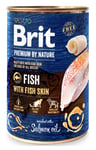 BRIT Premium by Nature Fish with fish skin - wet dog food - 400 g
