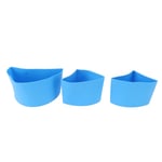 (Blue)Silicone Cook Pot Divider Slow Cooker Liner Food Grade Silicone For Home