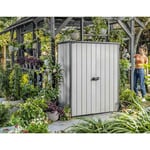 Keter Garden Storage Cabinet Grey Outdoor Furniture Shed Organiser Chest Box vid