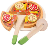 New Classic Toys- Master Pizza à Découper-Salami, 586, Multicolore