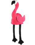 Rosa Flamingo Hatt med Hängande Ben