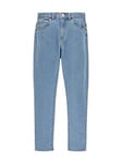 Levi's Girls Mini Mom Jeans - Mid Wash, Mid Wash, Size Age: 14 Years, Women