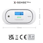 Smart Carbon CO Detector with 5 Year Replacable Battery Digital X-Sense XC01-M