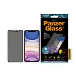PanzerGlass iPhone 11 Privacy skärmskydd i härdat glas - Edge-to-Edge