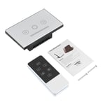 (White) LED Dimmer Touch Switch Smart Home Wireless Remote Control Switch