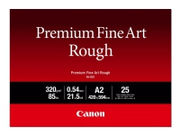 Canon Premium FA-RG1 - Bomull - grov - 21,5 mil - A2 (420 x 594 mm) - 320 g/m² - 25 ark konstpapper - för imagePROGRAF PRO-1000