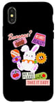Coque pour iPhone X/XS Adorable lapin Take It Easy Cool