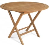 Brafab - Turin Fällbord Teak 100 cm Rund