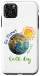 Coque pour iPhone 11 Pro Max Funny Go Planet It's Your Earth Day Save Planet Respectueux de l'environnement