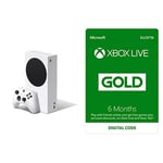 Xbox Series S + Xbox Live 6 Month Gold Membership (Xbox Live Download Code)