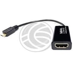 MHL vers HDMI 20 cm RCP CEC support HDMI adaptateur de câble