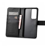 iCarer Wallet Case for Samsung Galaxy S23+ leather svart