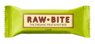 RawBite Protein Lime frukt- & nötbar 45 g