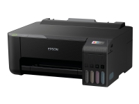 Epson L1210 - Skriver - farge - ink-jet - A4/Legal - 5760 x 1440 dpi - opp til 10 spm (mono) / inntil 5 spm (farge) - kapasitet: 100 ark - USB - svart