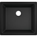 Hansgrohe diskbänk, 50x45 cm, svart