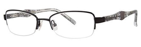 VERA WANG Eyeglasses V327 Black 50MM