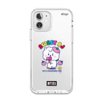 elago BT21 Hybrid Clear Case Compatible with iPhone 12 mini, Compatible with MagSafe Charger [Official Merchandise] (RJ)