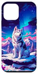 Coque pour iPhone 12 mini Anime Husky sibérien avec chien Anime