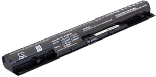 Kompatibelt med Lenovo Eraser G50-70A, 14.4V, 2200 mAh