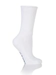 Heat Holders 3 Pair Ladies Iomi Footnurse Cushion Foot Diabetic Socks - White, White, Women