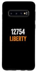 Coque pour Galaxy S10 Code postal Liberty 12754, déménagement vers 12754 Liberty