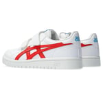 Asics Japan S PS Sneaker, White True Red, 13 UK