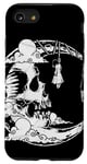 iPhone SE (2020) / 7 / 8 Skull moon the hanged Swing gothic occult alt y2k Case