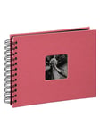 Hama "Fine Art" Spiral Album 24 x 17 cm 50 black pages flamingo
