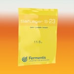 Fermentis  Saflager S-23 - 11.5 Gram Sachet Of Dry Lager Yeast For Home Brew