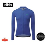 DHB Merino Long Sleeve Cycling Jersey 2.0 LTD Edition - Bluing Blue - LARGE
