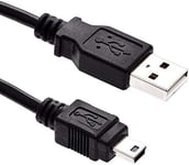 2M Long USB Data Charger Cable Lead SAT NAV Garmin TomTom 1m Mini USB to USB