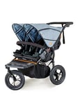 Out N About Nipper Double V5 Pushchair - Rocksalt Grey
