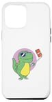 iPhone 12 Pro Max Dinosaur taking a selfie on a stick Case