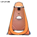 DYB Outdoor Pop Up Privacy Tent For Changing Dressing/Shower/Toilet - Portable Mobile Changing Room With 2 Windows - Instant Installation, Foldable, Waterproof With Carry Bag
