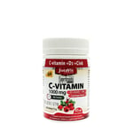 JutaVit - Vitamin C 1000 mg + D3 + Zinc tablet Variationer 45 Tablets