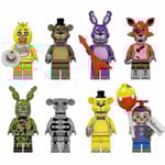 2023-8 X Five Nights At Freddy Mini Figur Fit Leksak Barn Present