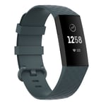 Vanntett Fitbit Charge 4 etc. bånd - Blågrønn