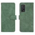 GOGME Leather Case for Xiaomi Mi 10T / 10T Pro 5G Case, Retro Style PU/TPU Wallet Folio Case, Collection Premium Folio Cover with [Card Slots] and [Kickstand] for Xiaomi Mi 10T / 10T Pro 5G. Green