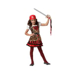 Kostume Pirat Pige 5-6 år