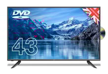 CELLO 43" LED TV & DVD COMBI FULL HD 1080P FREEVIEW HD 3 x HDMI,USB EASY TO USE