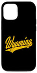 Coque pour iPhone 12/12 Pro State of Wyoming Varsity, style maillot de sport classique