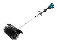 Makita - Sweeping brush attachment - för stubborn dirt, leaves - 250 mm - bredd: 600 mm - för Makita DUX18ZX1, EX2650LH, EX2650LHM