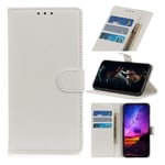 Classic ZTE Axon 10 Pro /Axon 10 Pro 5G  flip fodral - Vit