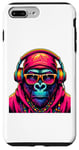 iPhone 7 Plus/8 Plus Funny Cool Music Monkey With Sunglasses And Headphones Case