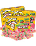12 St Warheads Wedgies - Jättesura Vingummi Bitar - Hel Låda 1,18 kg (USA Import)