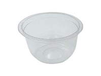 Plastmugg För Dessert 200 Ml Ø95x53 Mm Rund Rpet Clear,16 Ps X 50 St/Krt